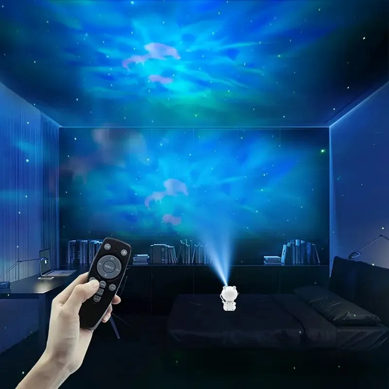 Galaxy Projector Astronaut Nebula Projector with Remote Night Light for Adults Children Playroom Home Theater Ceiling Xmas Gift